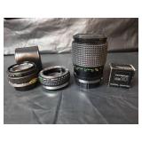 Olympus OM10 Film Camera Kit with Accessories