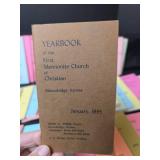 Vintage First Mennonite Church of Christian,  Moundridge,  Ks Yearbook Collection 1965-1999