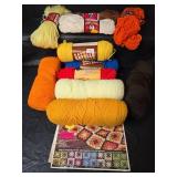 Assorted Yarns- Knitting and Rug