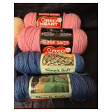 Mixed Yarn and Knitting Tools Collection