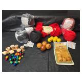Macrame Craft Supply Lot - Beacon Cord and Beads