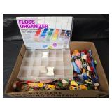 NIP Embroidery Floss Organizer with Thread Collection