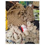 Macrame Craft Bundle with Pattern Books and Supplies