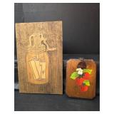 Decorative Wooden Wall Art Collection with Blessing Counter
