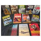 World War II Military Literature Collection - 12 Paperback Books
