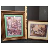 Nostalgic General Store and Sewing Room Art Prints