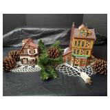Department 56 Dickens Village J.D. Lytes Coal Merchant with Plug In Light, Ceramic House in Brown Tones Made in Lithuania with Candle and More