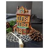 Department 56 Dickens Village J.D. Lytes Coal Merchant with Plug In Light, Ceramic House in Brown Tones Made in Lithuania with Candle and More