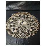 Handmade Crochet Doilies, Largest 14 inches Diameter