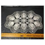 Handmade Crochet Lace Doily Set