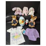 Easter Plush Bunny Collection with 12 Month Baby Outfit and More