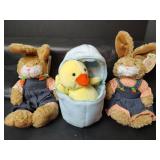 Easter Plush Bunny Collection with 12 Month Baby Outfit and More