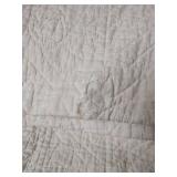 Handmade Star Pattern Cotton Quilt, Twin Size