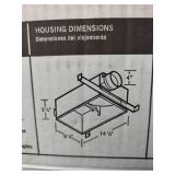 Broan 655 Bathroom Exhaust Fan with Light and Heater