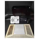 Broan 655 Bathroom Exhaust Fan with Light and Heater