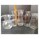 Clear Glass Vase Collection