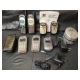 Walkie Talkies and Cell Phone Collection with Chargers