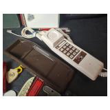 Mixed Lot - Push Button Phone, Tabernacle Hymn Book, Recipe Cards, Ruhms Phosphate Rock Book and More