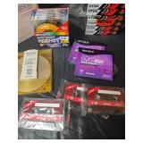 Mixed Media Storage Lot - DVD-RW, Cassettes & Cases