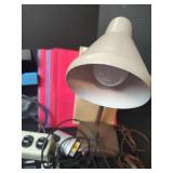 Office Supply Lot - Desk Lamp, Surge Protector, Extension Cords, Binders and More