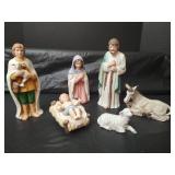Vintage HOMCO Nativity Set - Porcelain Collection