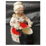 Vintage 1950s LeftonChristmas Figurines,  Salt and Pepper Shakers, Santa Claus and Mrs Santa and More