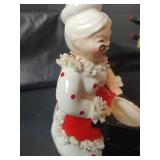 Vintage 1950s LeftonChristmas Figurines,  Salt and Pepper Shakers, Santa Claus and Mrs Santa and More