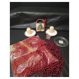 Christmas Decoration Collection with Battery Operated Glass Snow Globe and More