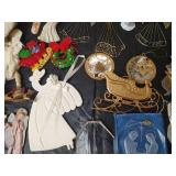 Holiday Ornament Collection with Angels and Nativity, Candle Holder and More. Some VTG pieces
