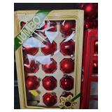 Red  Christmas Ball Ornament Collection