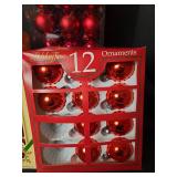 Red  Christmas Ball Ornament Collection