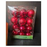 Red  Christmas Ball Ornament Collection