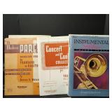 Classic Trombone Sheet Music Collection with License Plate