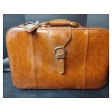 1950s Leather Bag with Dividers