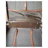 1950s Leather Bag with Dividers