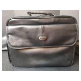 Black Leather Icon Laptop Case Bundle and Spalding Sports Bag