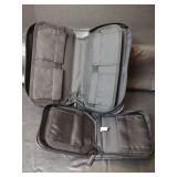 Black Leather Icon Laptop Case Bundle and Spalding Sports Bag