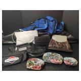 Mixed Bag Collection - Leather Fanny Pack and Purses, Floral Cosmetic Cases and More