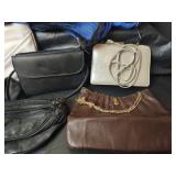 Mixed Bag Collection - Leather Fanny Pack and Purses, Floral Cosmetic Cases and More