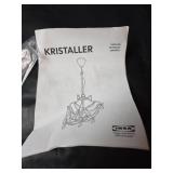 IKEA Kristaller Crystal Glass Chandelier NIB