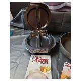 Maxim Electric Crepe Maker, GT Xpress 101 Cooker with Recipe Books, and Non-Stick Skillet