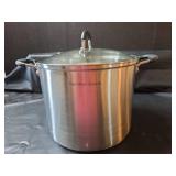 New Hamilton Beach Stainless Steel Stock Pot with Lid