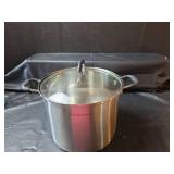New Hamilton Beach Stainless Steel Stock Pot with Lid