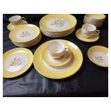 Century Semi-Vitreous Autumn Gold Dinnerware Set 40pc