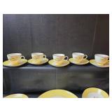 Century Alliance Semi Vitrious Autumn Gold Dinnerware Set 30pc