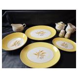 Century Semi Vitrious Autumn Gold Serving Dishes  9pc.