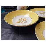 Century Semi Vitrious Autumn Gold Serving Dishes  9pc.