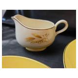 Century Semi Vitrious Autumn Gold Serving Dishes  9pc.
