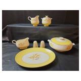 Century Alliance Semi Vitrious Autumn Gold Serving Dishes 7pc