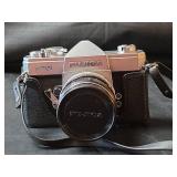 Fujica ST701 35mm SLR Camera in Case (Classic Japanese-made SLR from the 1970s with silver and black finish)